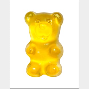 gummy bear (yellow) Posters and Art